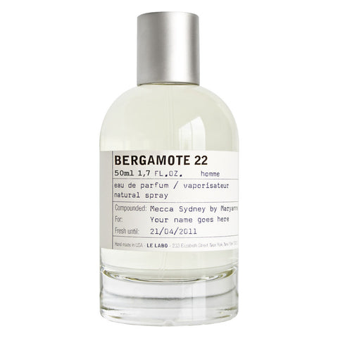 Le Labo Bergamote 22 refreshing citrus bergamot